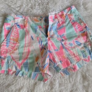 Lilly Pulitzer Callahan Sz 8 Tropical Short Beach Vacation